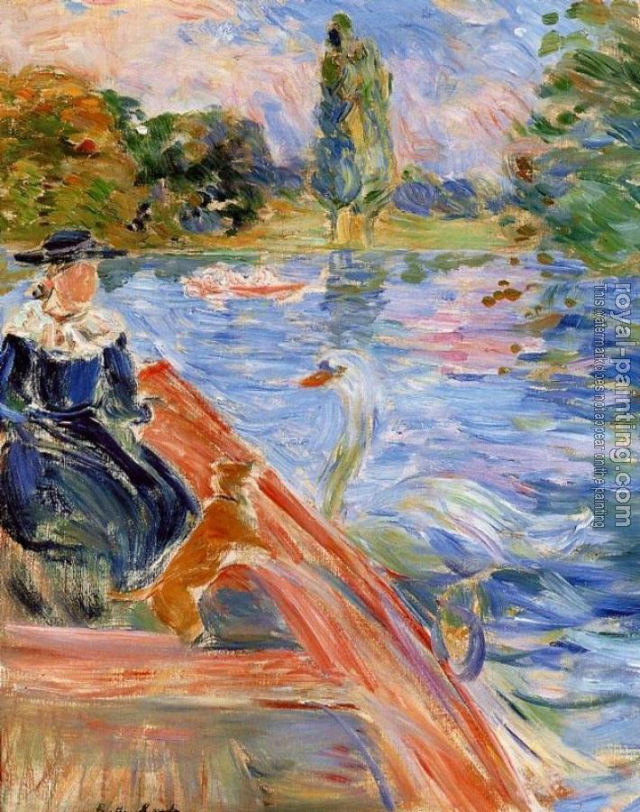 Berthe Morisot : Boating on the Lake